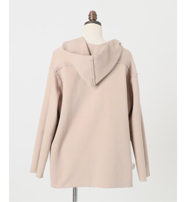 SLOBE IENA「《WEB限定/追加予約》ニットフーディーカーディガン」|カーディガン|