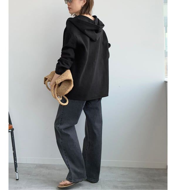 SLOBE IENA「《WEB限定/追加予約》ニットフーディーカーディガン」|カーディガン|