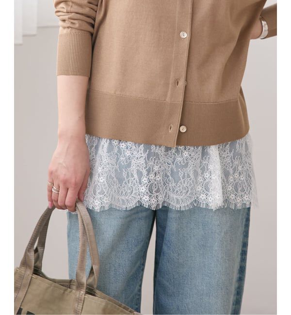 JOURNAL STANDARD「《追加予約2》レースヘムシアータンク」|Tシャツ・カットソー|