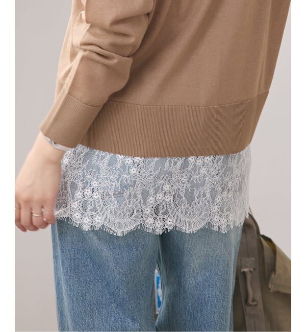 JOURNAL STANDARD「《追加予約2》レースヘムシアータンク」|Tシャツ・カットソー|