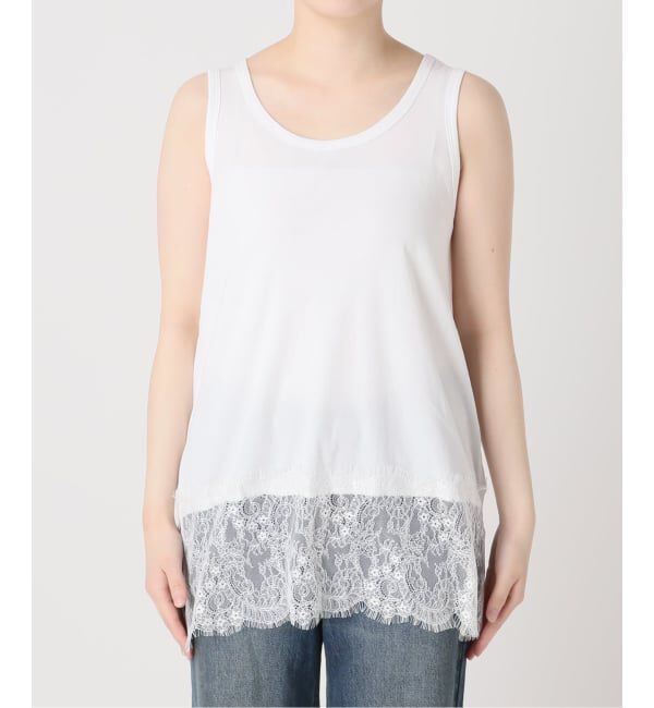 JOURNAL STANDARD「《追加予約2》レースヘムシアータンク」|Tシャツ・カットソー|