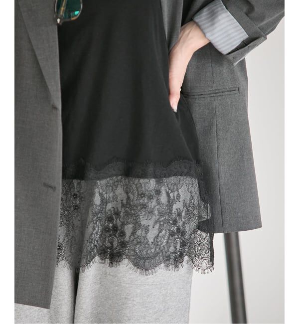 JOURNAL STANDARD「《追加予約2》レースヘムシアータンク」|Tシャツ・カットソー|