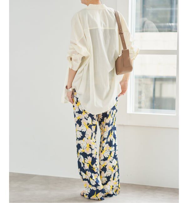 Spick and Span「《新色有り / 追加》ガーメントダイカシュクールシャツ」|シャツ・ブラウス|