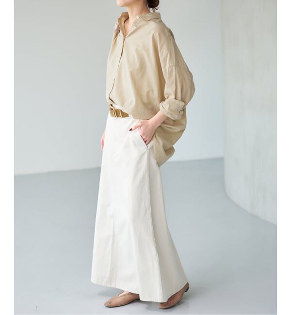 Spick and Span「《新色有り / 追加》ガーメントダイカシュクールシャツ」|シャツ・ブラウス|