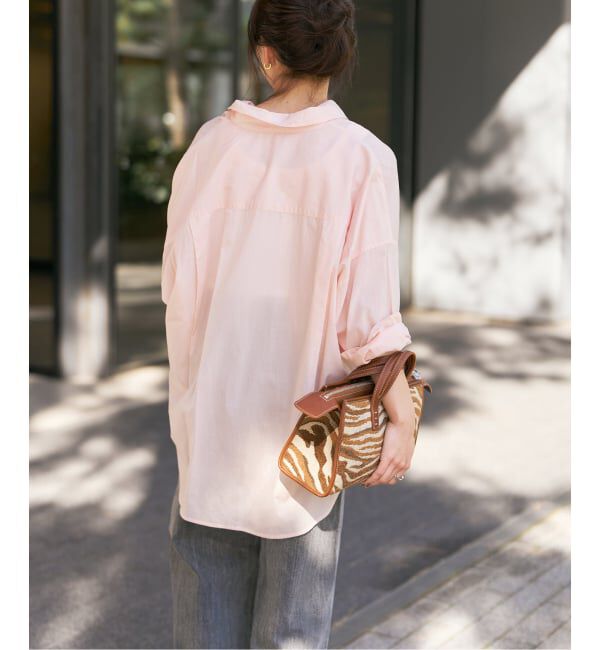 Spick and Span「《新色有り / 追加》ガーメントダイカシュクールシャツ」|シャツ・ブラウス|