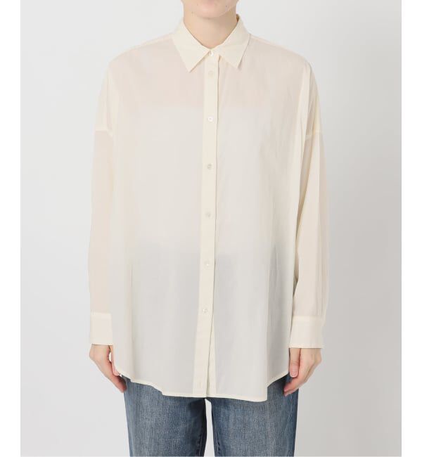 Spick and Span「《新色有り / 追加》ガーメントダイカシュクールシャツ」|シャツ・ブラウス|