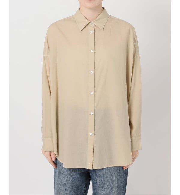 Spick and Span「《新色有り / 追加》ガーメントダイカシュクールシャツ」|シャツ・ブラウス|