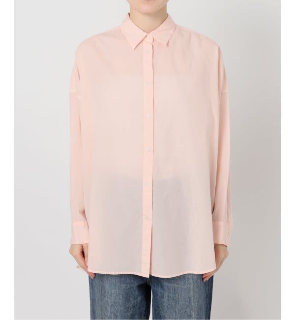 Spick and Span「《新色有り / 追加》ガーメントダイカシュクールシャツ」|シャツ・ブラウス|