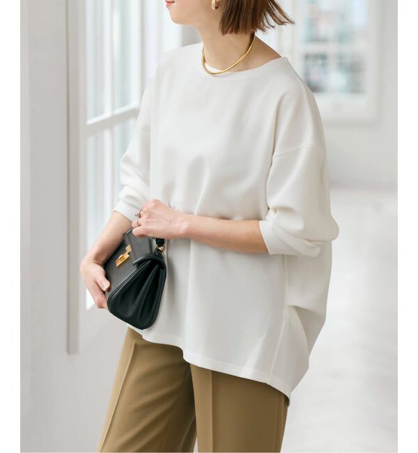 Spick and Span「アムンゼンクロスバックタックブラウス」|シャツ・ブラウス|ホワイト