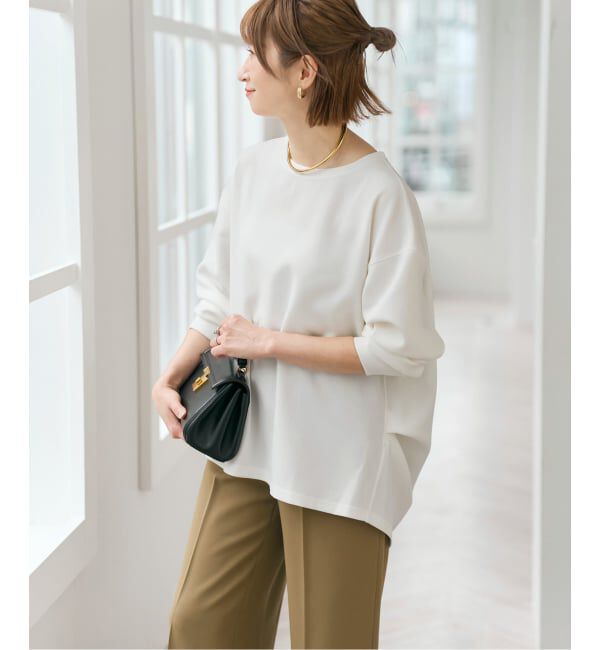 Spick and Span「アムンゼンクロスバックタックブラウス」|シャツ・ブラウス|