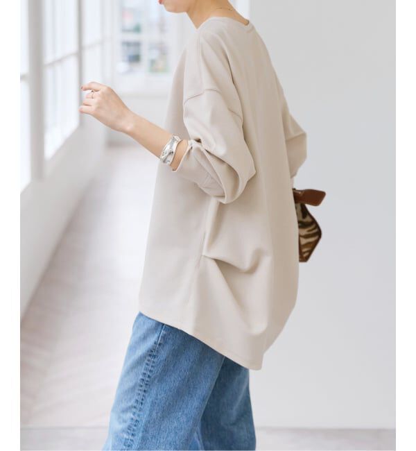 Spick and Span「アムンゼンクロスバックタックブラウス」|シャツ・ブラウス|ベージュ A