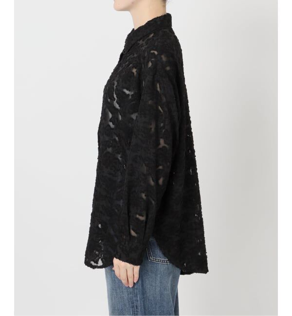 Spick and Span「《追加》シアージャガードシャツ」|シャツ・ブラウス|