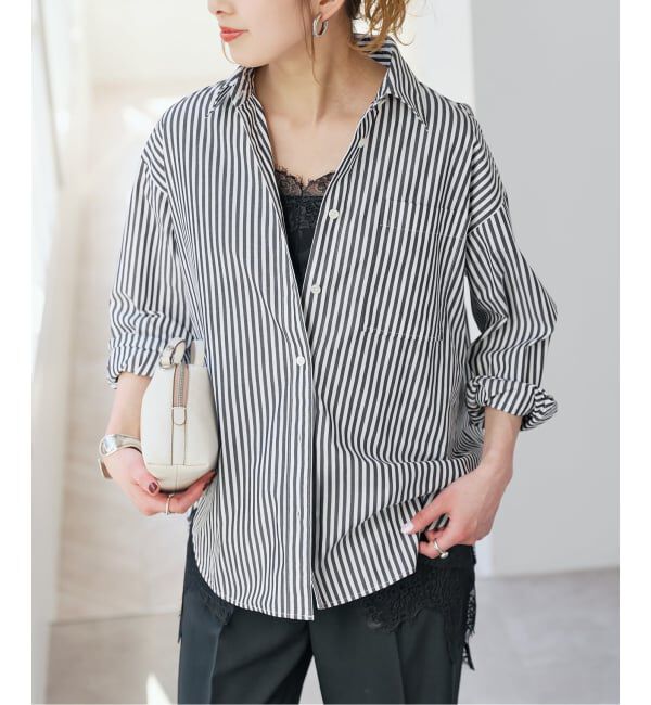 Spick and Span「《新色有り / 追加2》50コットンコンパクトシャツ」|シャツ・ブラウス|