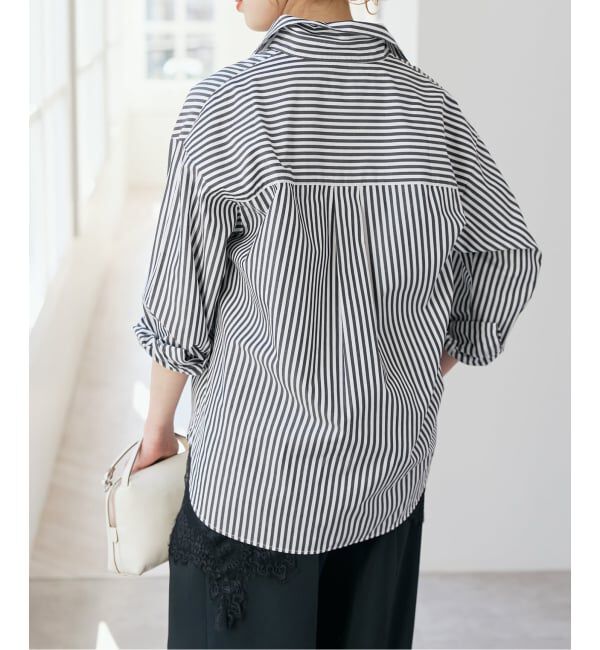 Spick and Span「《新色有り / 追加2》50コットンコンパクトシャツ」|シャツ・ブラウス|