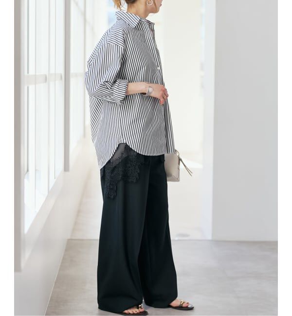 Spick and Span「《新色有り / 追加2》50コットンコンパクトシャツ」|シャツ・ブラウス|