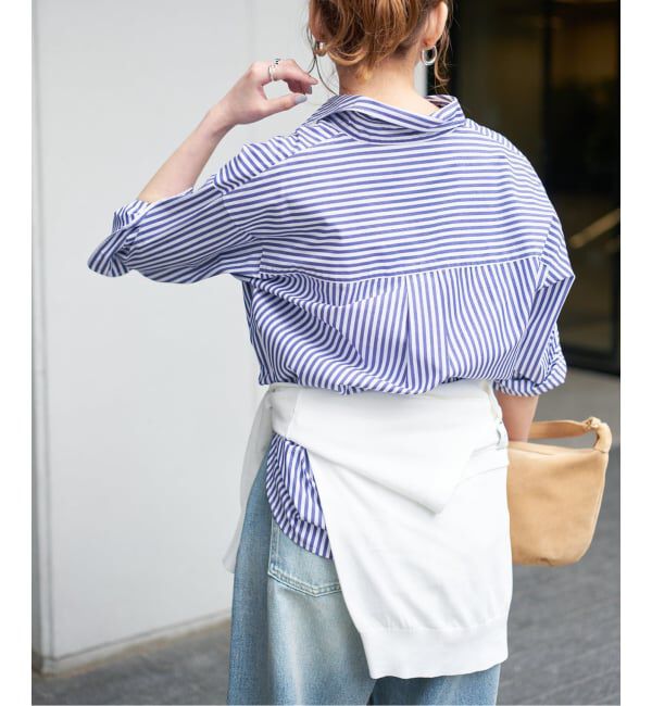 Spick and Span「《新色有り / 追加2》50コットンコンパクトシャツ」|シャツ・ブラウス|