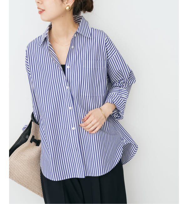 Spick and Span「《新色有り / 追加2》50コットンコンパクトシャツ」|シャツ・ブラウス|