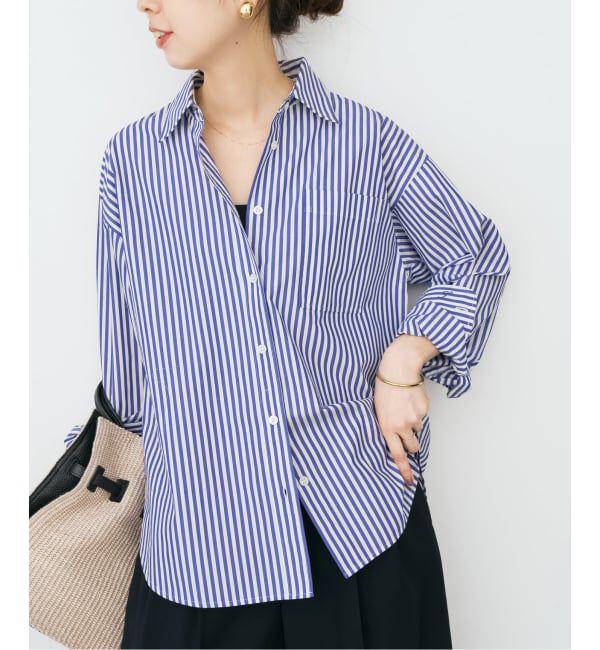 Spick and Span「《新色有り / 追加2》50コットンコンパクトシャツ」|シャツ・ブラウス|