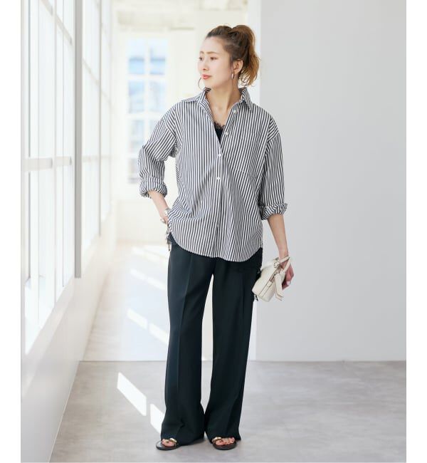 Spick and Span「《新色有り / 追加2》50コットンコンパクトシャツ」|シャツ・ブラウス|