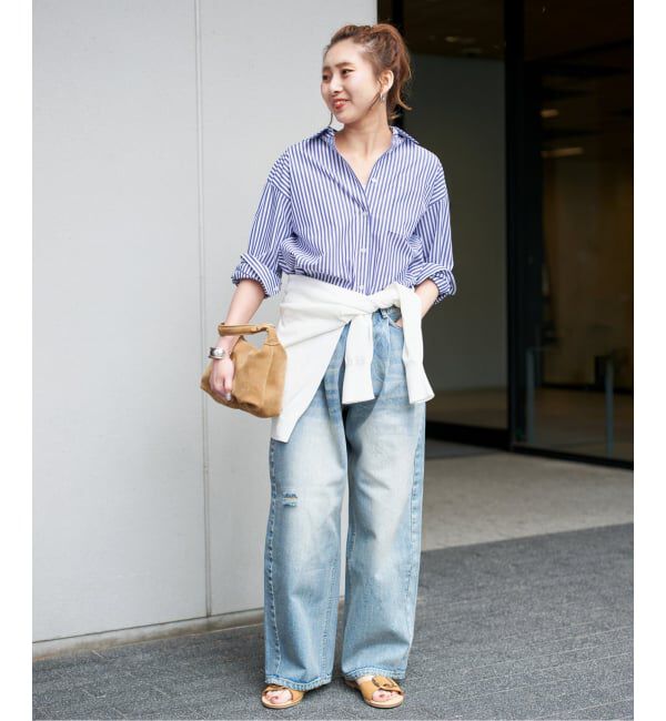 Spick and Span「《新色有り / 追加2》50コットンコンパクトシャツ」|シャツ・ブラウス|