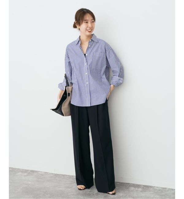 Spick and Span「《新色有り / 追加2》50コットンコンパクトシャツ」|シャツ・ブラウス|