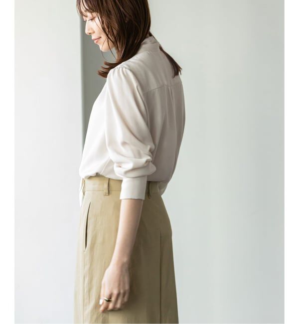 NOBLE「《WEB限定・追加予約2》ロイヤルサテンボウタイブラウス」|シャツ・ブラウス|