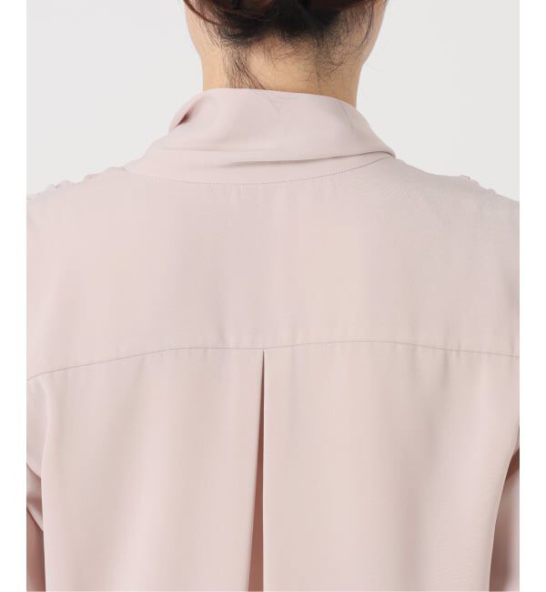 NOBLE「《WEB限定・追加予約2》ロイヤルサテンボウタイブラウス」|シャツ・ブラウス|