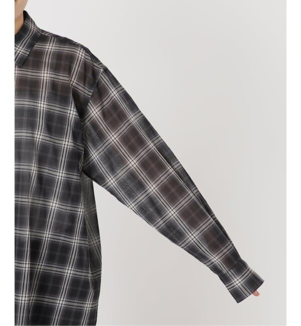 Spick and Span「《予約》コットンボイルチェックシャツ」|シャツ・ブラウス|