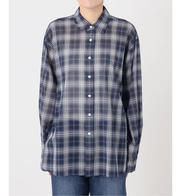 Spick and Span「《予約》コットンボイルチェックシャツ」|シャツ・ブラウス|