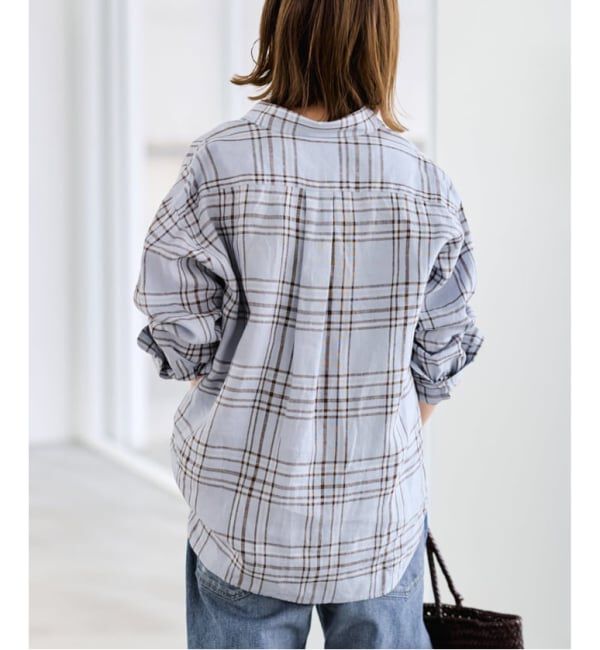 FRAMeWORK「≪一部カラーWEB限定 / 追加予約≫フレンチリネンレギュラーシャツ 3」|シャツ・ブラウス|