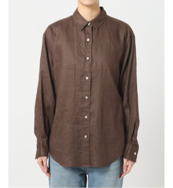 FRAMeWORK「≪一部カラーWEB限定 / 追加予約≫フレンチリネンレギュラーシャツ 3」|シャツ・ブラウス|
