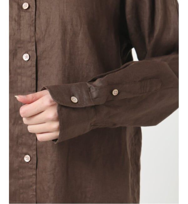 FRAMeWORK「≪一部カラーWEB限定 / 追加予約≫フレンチリネンレギュラーシャツ 3」|シャツ・ブラウス|