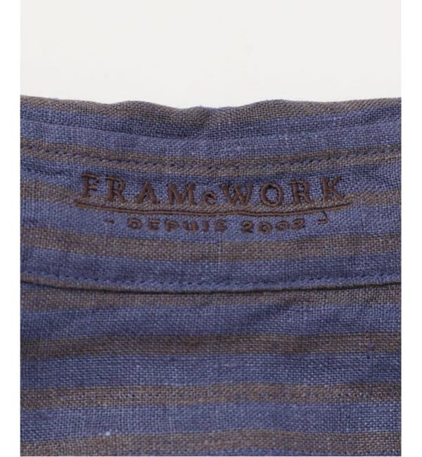 FRAMeWORK「≪一部カラーWEB限定 / 追加予約≫フレンチリネンレギュラーシャツ 3」|シャツ・ブラウス|