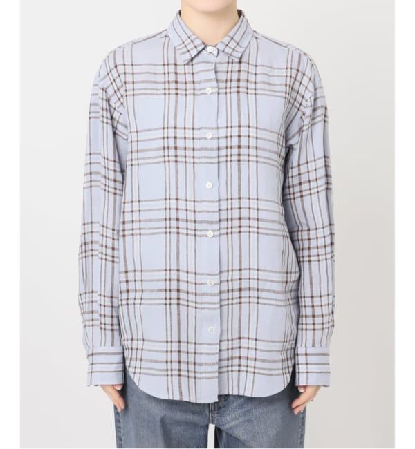 FRAMeWORK「≪一部カラーWEB限定 / 追加予約≫フレンチリネンレギュラーシャツ 3」|シャツ・ブラウス|