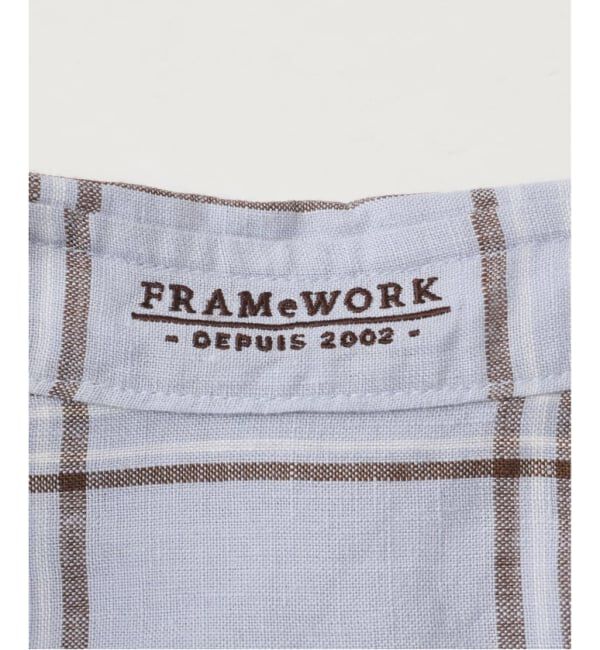 FRAMeWORK「≪一部カラーWEB限定 / 追加予約≫フレンチリネンレギュラーシャツ 3」|シャツ・ブラウス|