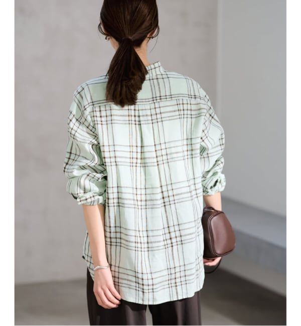 FRAMeWORK「≪一部カラーWEB限定 / 追加予約≫フレンチリネンレギュラーシャツ 3」|シャツ・ブラウス|