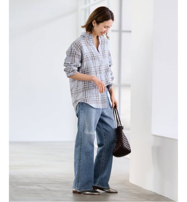 FRAMeWORK「≪一部カラーWEB限定 / 追加予約≫フレンチリネンレギュラーシャツ 3」|シャツ・ブラウス|