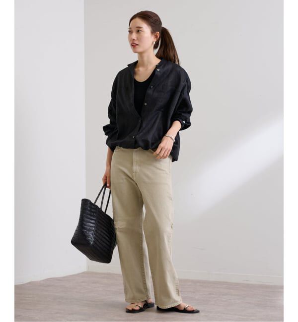 FRAMeWORK「≪追加≫フレンチリネンドロストシャツ 2」|シャツ・ブラウス|
