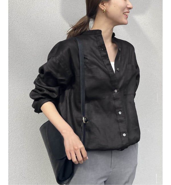 FRAMeWORK「≪追加≫フレンチリネンドロストシャツ 2」|シャツ・ブラウス|