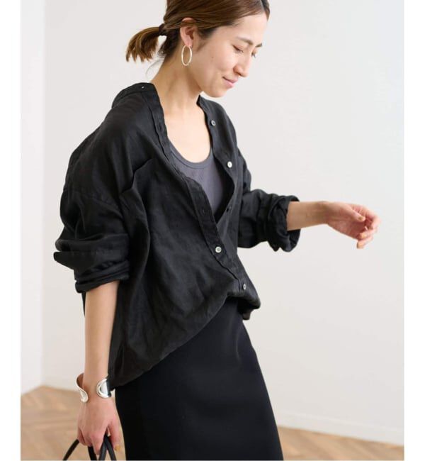 FRAMeWORK「≪追加≫フレンチリネンドロストシャツ 2」|シャツ・ブラウス|