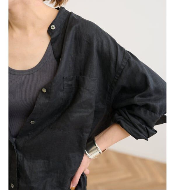 FRAMeWORK「≪追加≫フレンチリネンドロストシャツ 2」|シャツ・ブラウス|