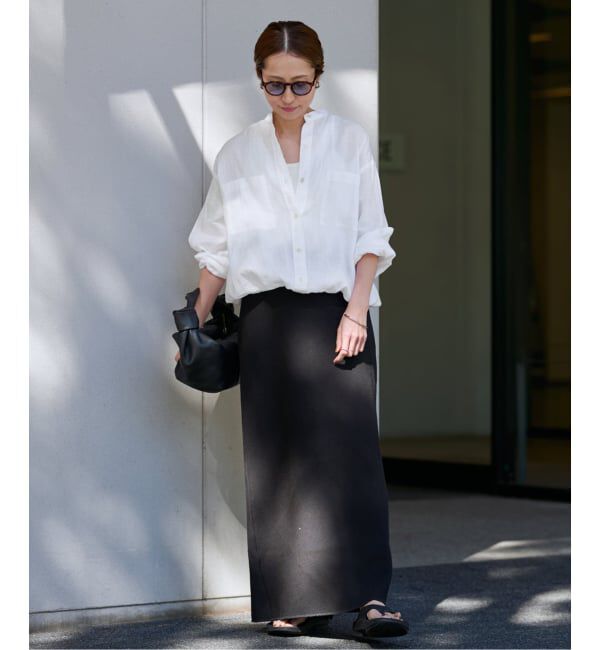 FRAMeWORK「≪追加≫フレンチリネンドロストシャツ 2」|シャツ・ブラウス|