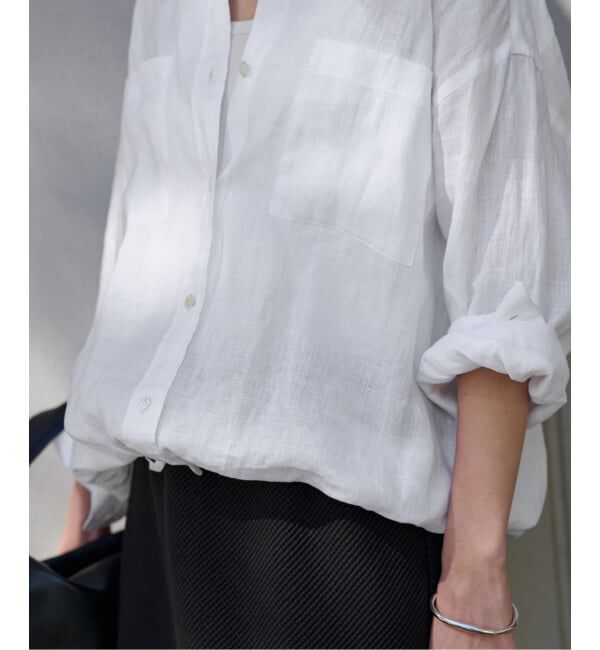 FRAMeWORK「≪追加≫フレンチリネンドロストシャツ 2」|シャツ・ブラウス|