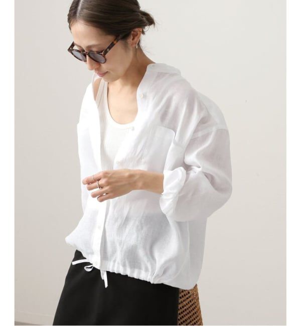 FRAMeWORK「≪追加≫フレンチリネンドロストシャツ 2」|シャツ・ブラウス|