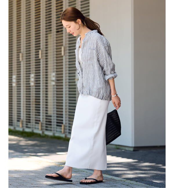 FRAMeWORK「≪追加≫フレンチリネンドロストシャツ 2」|シャツ・ブラウス|