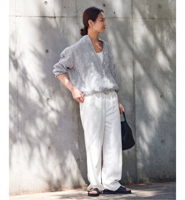 FRAMeWORK「≪追加≫フレンチリネンドロストシャツ 2」|シャツ・ブラウス|