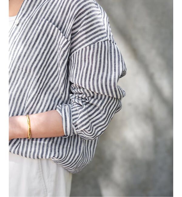 FRAMeWORK「≪追加≫フレンチリネンドロストシャツ 2」|シャツ・ブラウス|