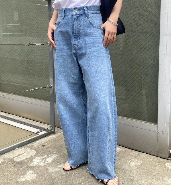  「【累計販売2.４万本】ブルージュデニム」|デニム|