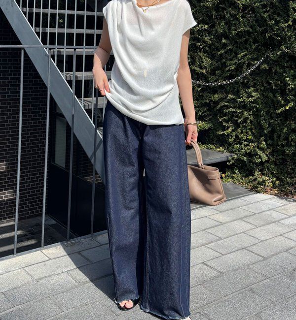  「【累計販売2.４万本】ブルージュデニム」|デニム|