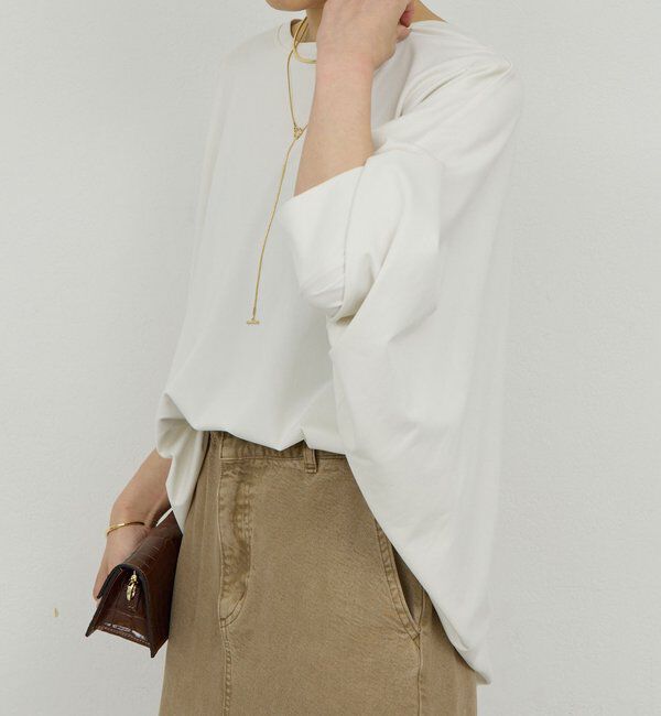  「【セットアップ対応】キュプラジャージードルマンプルオーバー」|Tシャツ・カットソー|